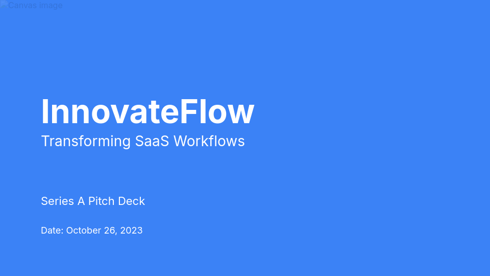 SaaS Growth Deck for Series A